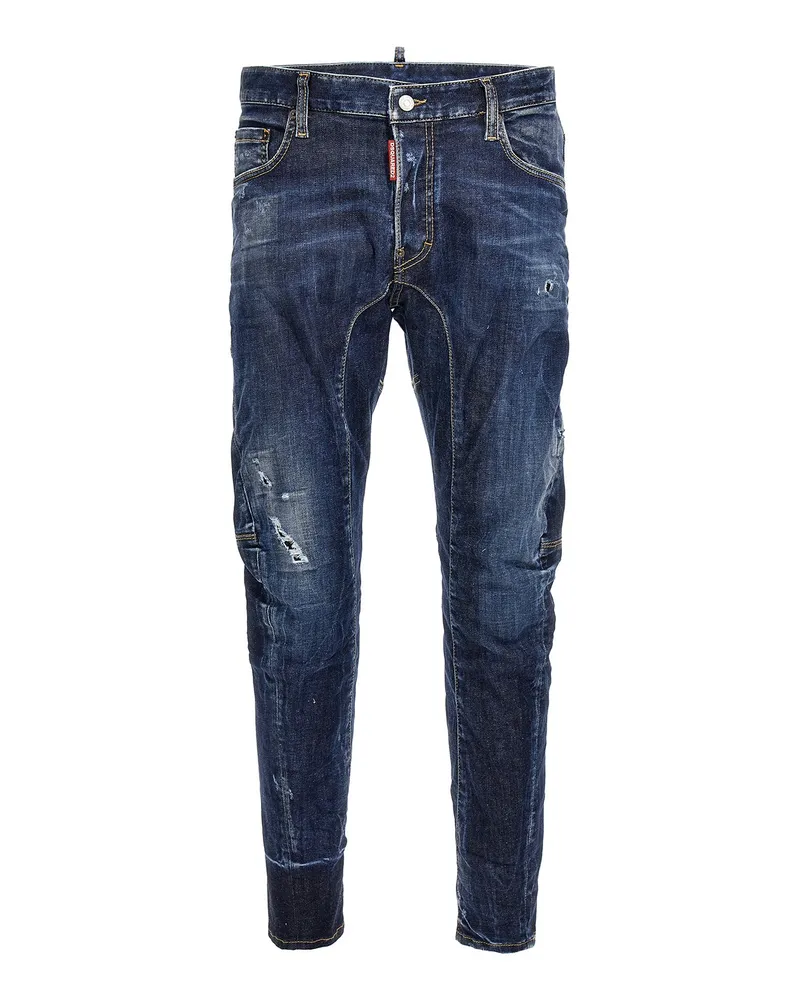 Dsquared2 Straight Leg Jeans - Blau Blau