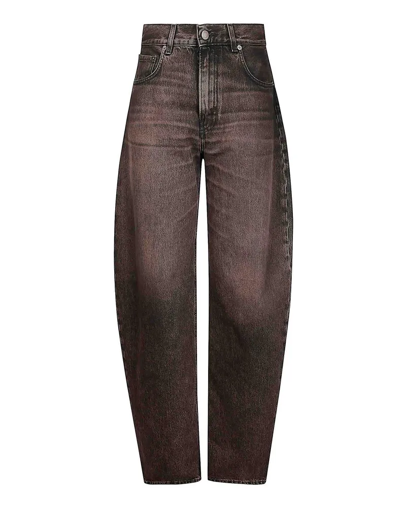 Haikure Straight Leg Jeans - Schwarz Schwarz