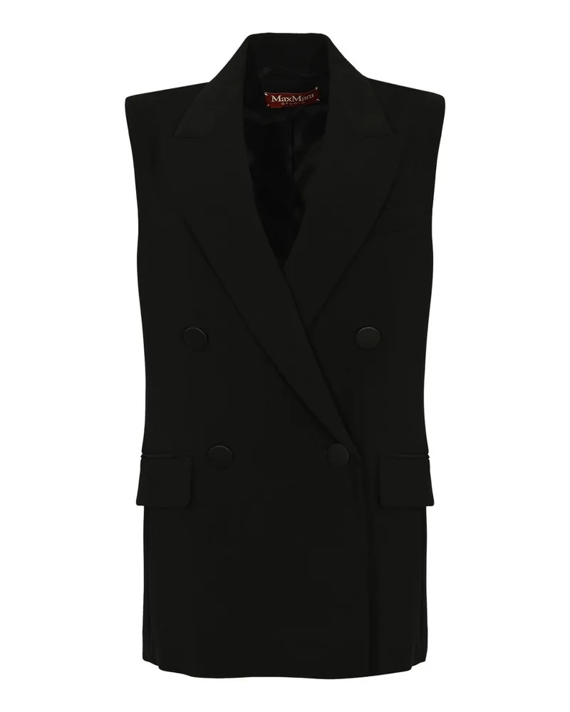 Max Mara Weste - Schwarz Schwarz