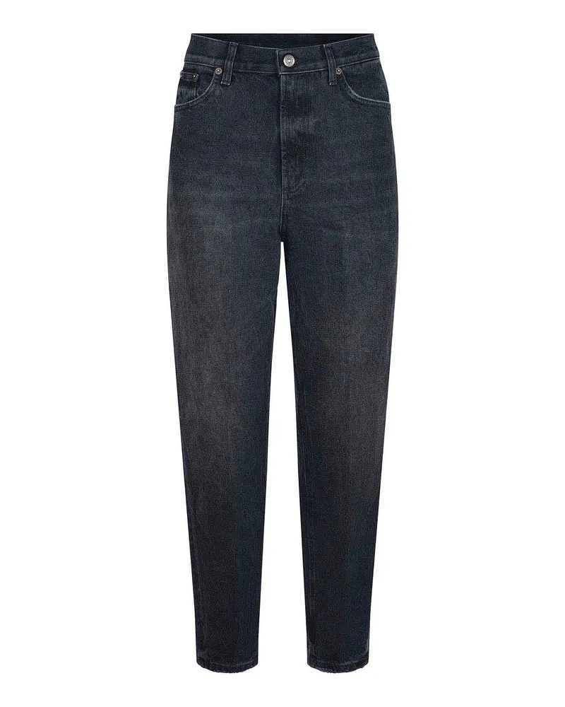 Dondup Straight Leg Jeans - Schwarz Schwarz