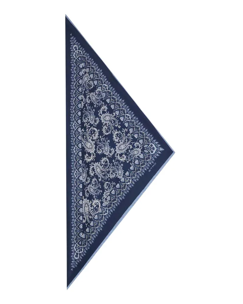 Etro Schal - Blau Blau