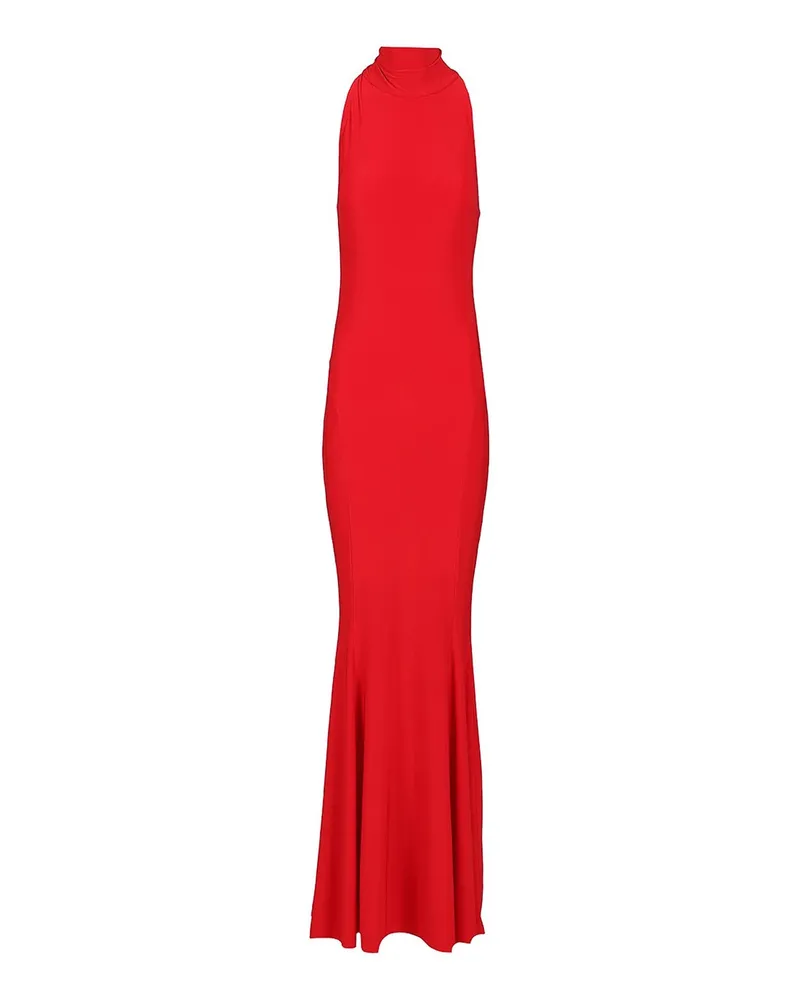 Norma Kamali Knielanges Kleid - Rot Rot