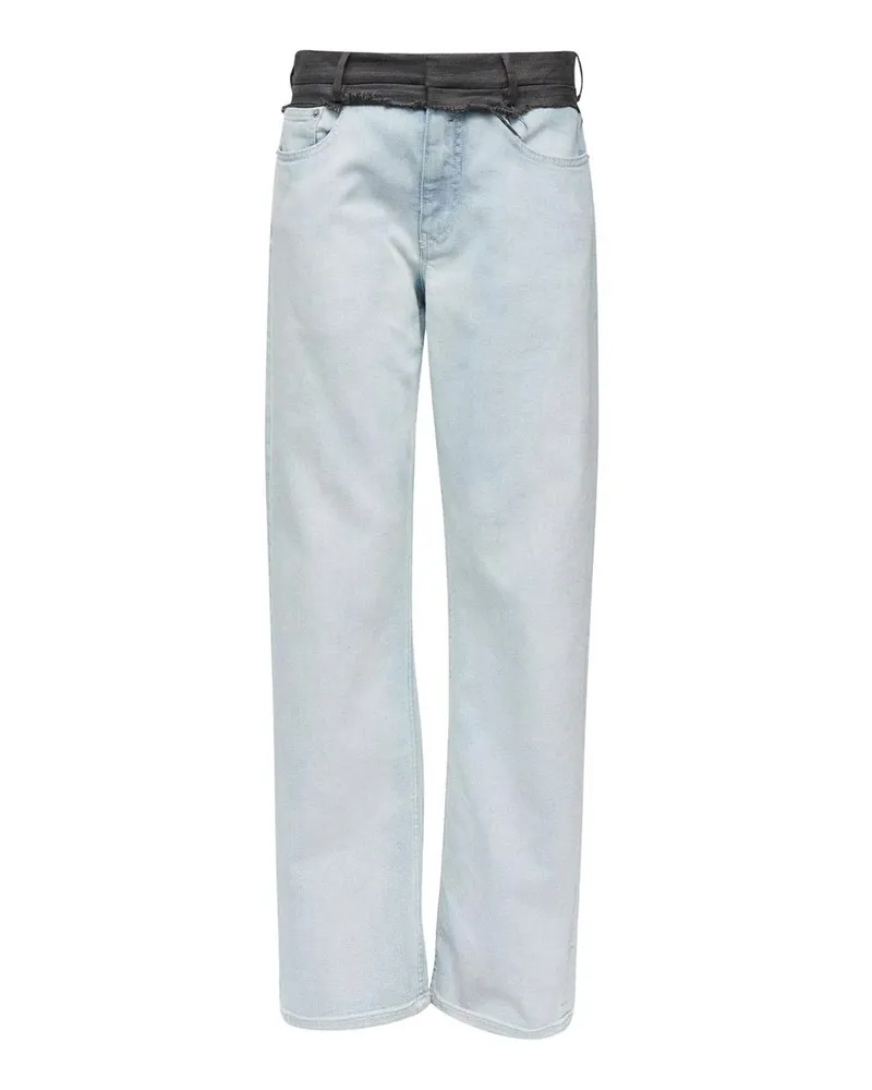 Maison Margiela Straight Leg Jeans - Blau Blau