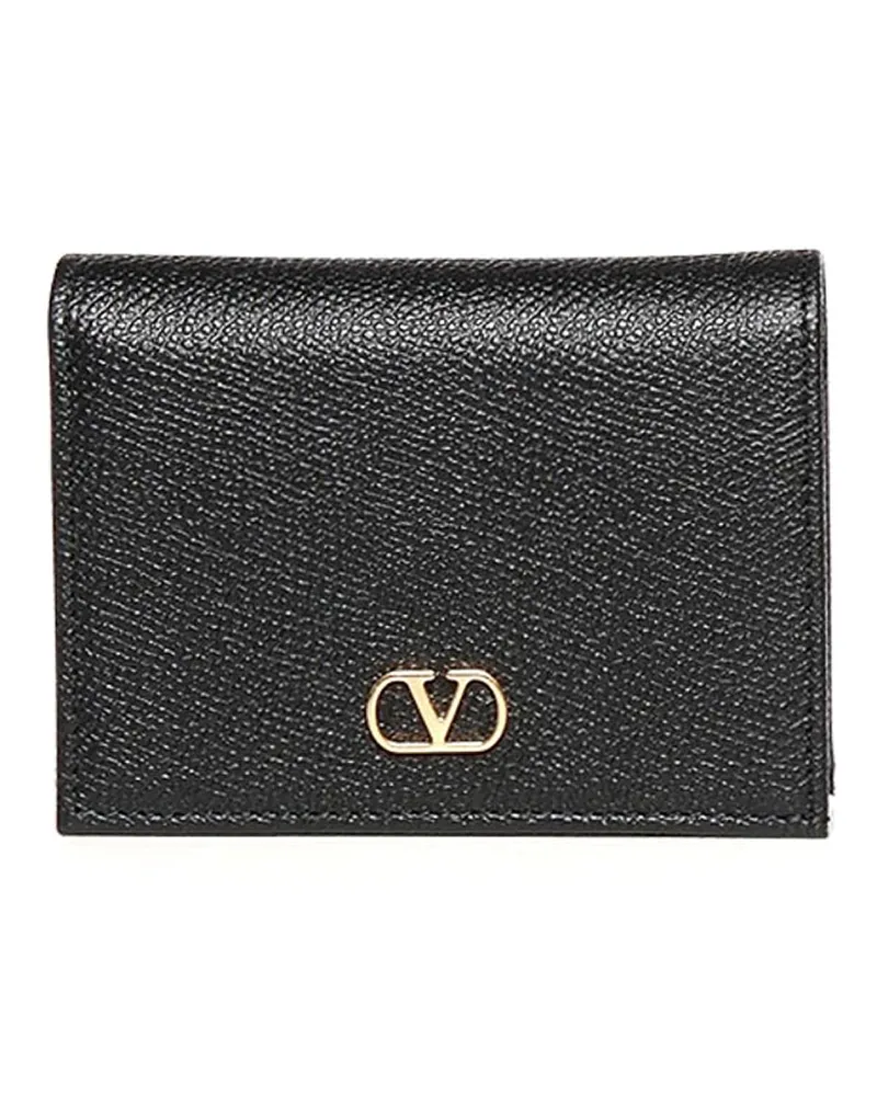 Valentino Garavani Portemonnaie - Schwarz Schwarz