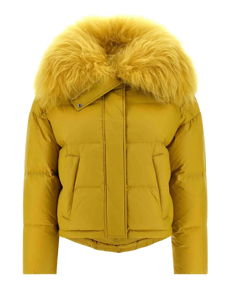 Yves Salomon Casualjacke - Gelb Gelb