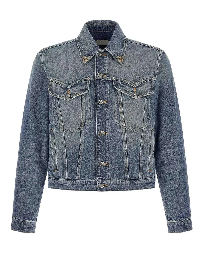 Versace Jeansjacke - Blau Blau