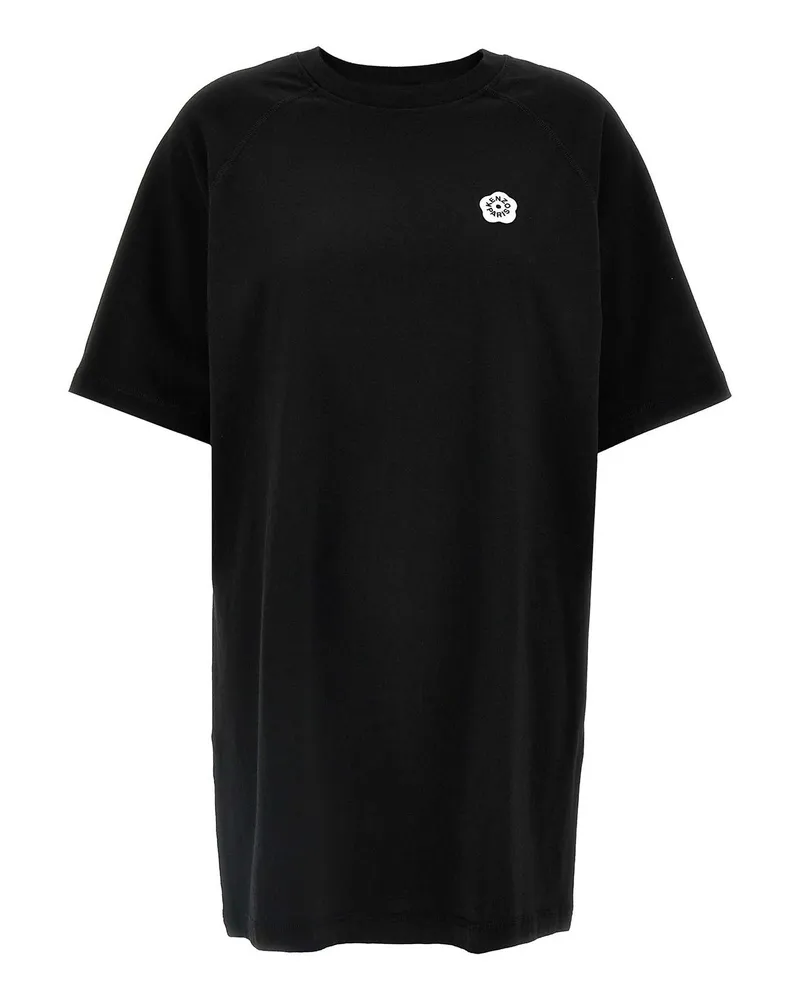 Kenzo Knielanges Kleid - Schwarz Schwarz