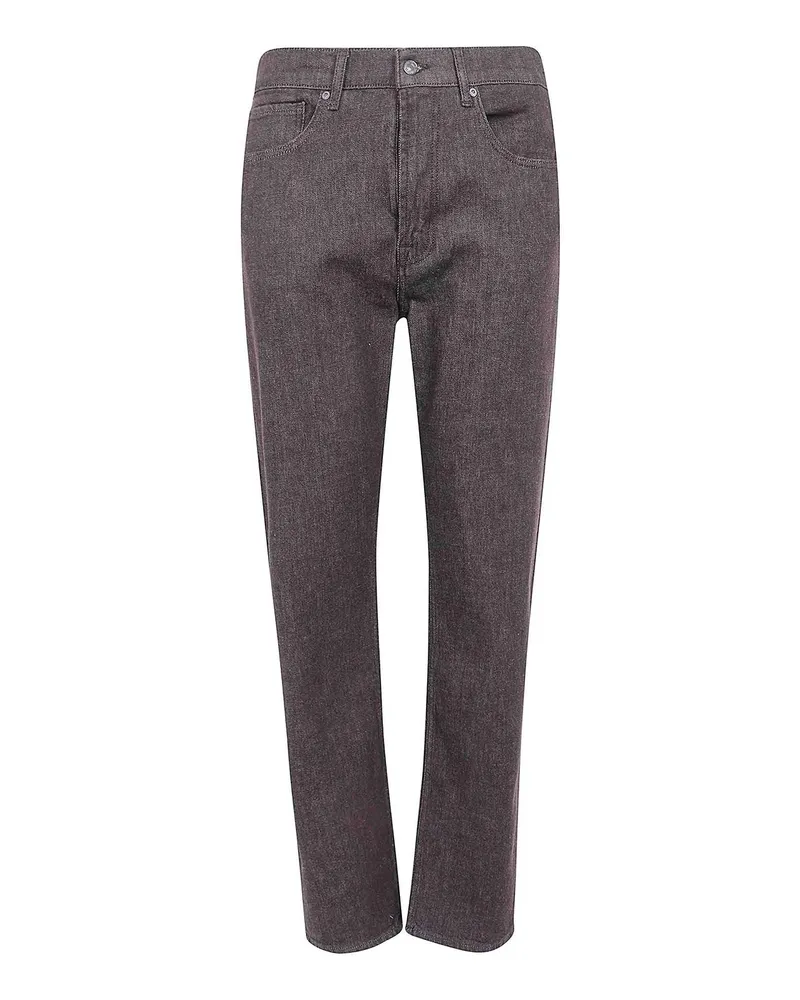 7 for all mankind Straight Leg Jeans - Braun Braun