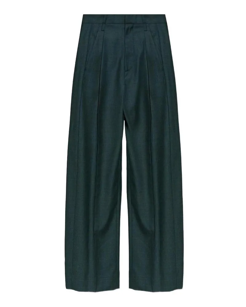 Victoria Beckham Casual Hose - Grün Grün