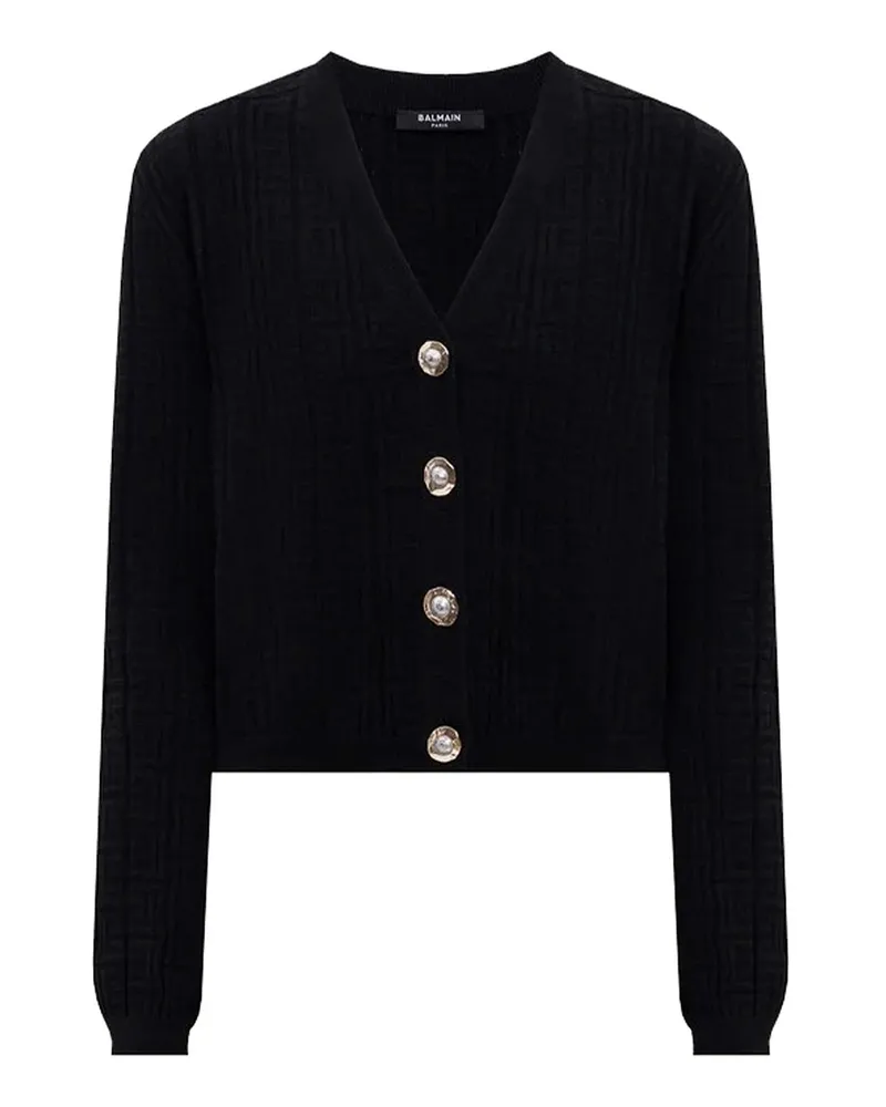 Balmain Cardigan - Schwarz Schwarz