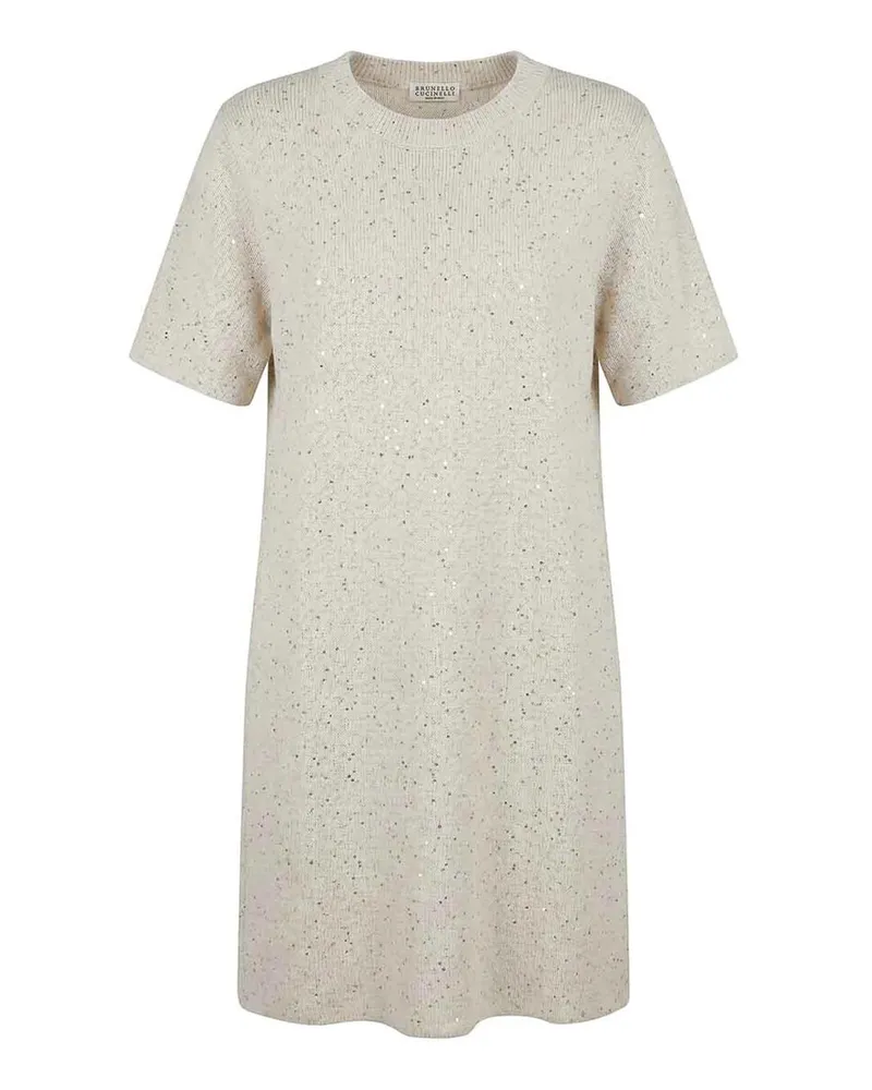 Brunello Cucinelli Knielanges Kleid - Beige Beige