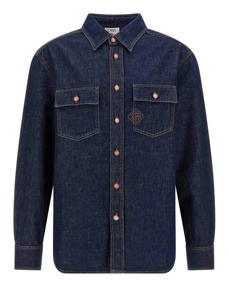Casablanca Paris Hemd - Blau Blau