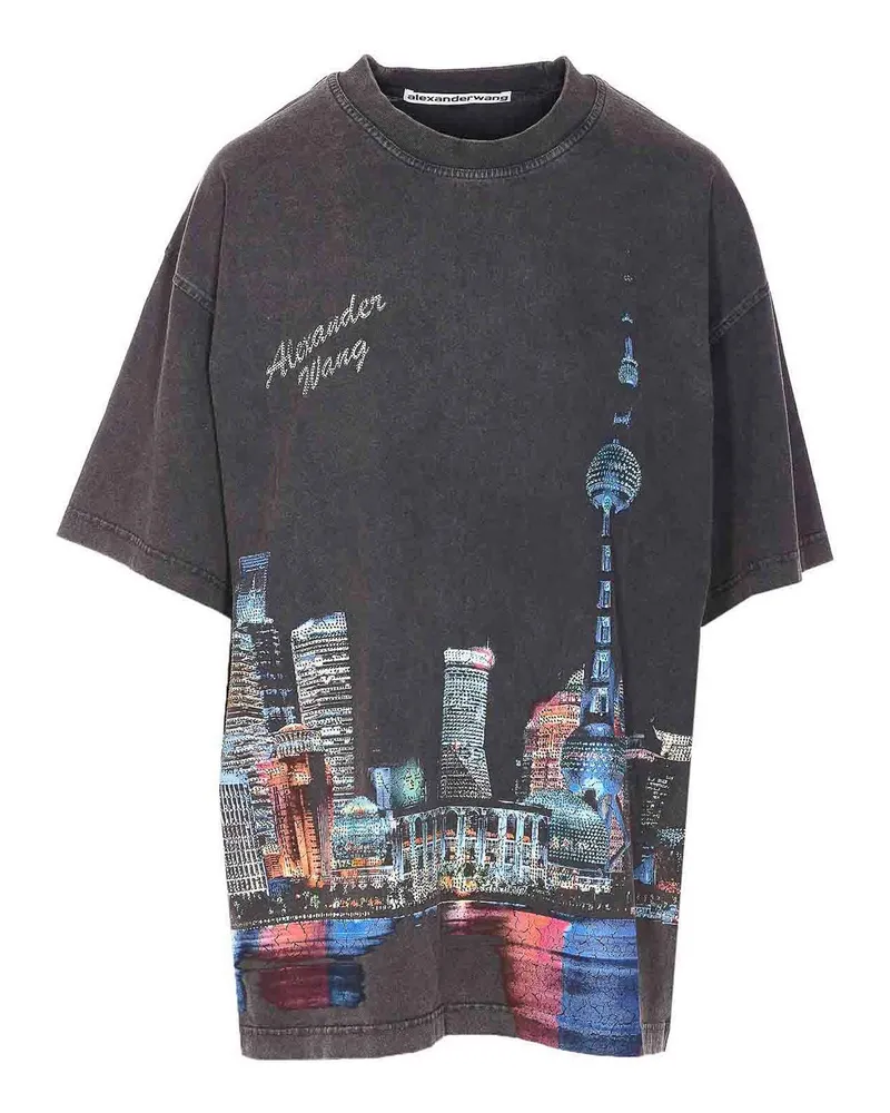 Alexander Wang T-Shirt - Schwarz Schwarz
