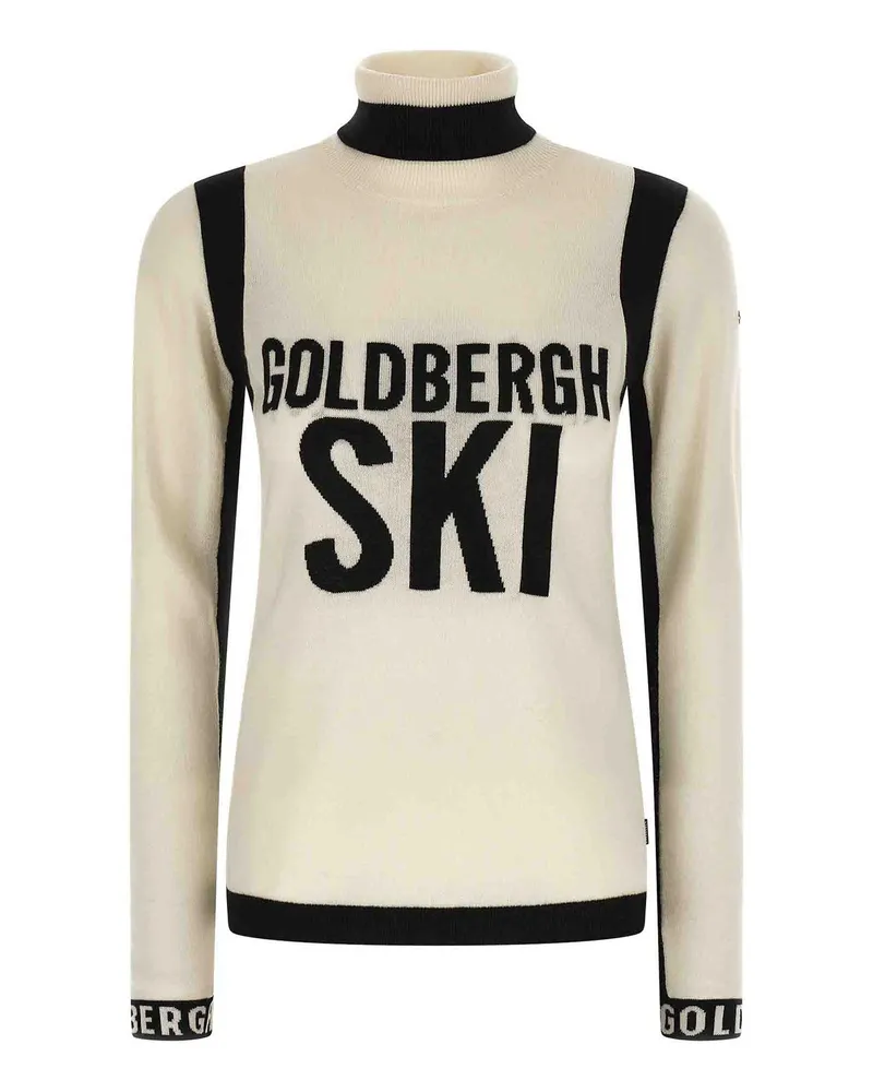 GOLDBERGH Rundhalspullover - Weiß Weiß