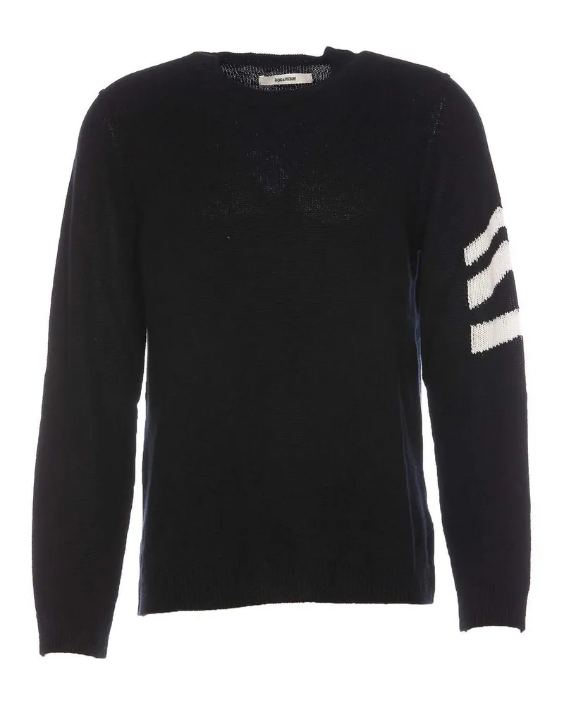 Zadig & Voltaire Rundhalspullover - Schwarz Schwarz