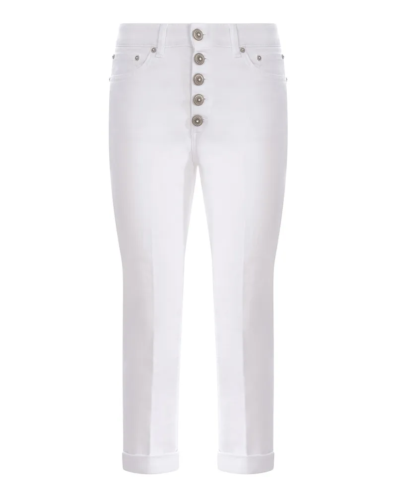 Dondup Straight Leg Jeans - Weiß Weiß