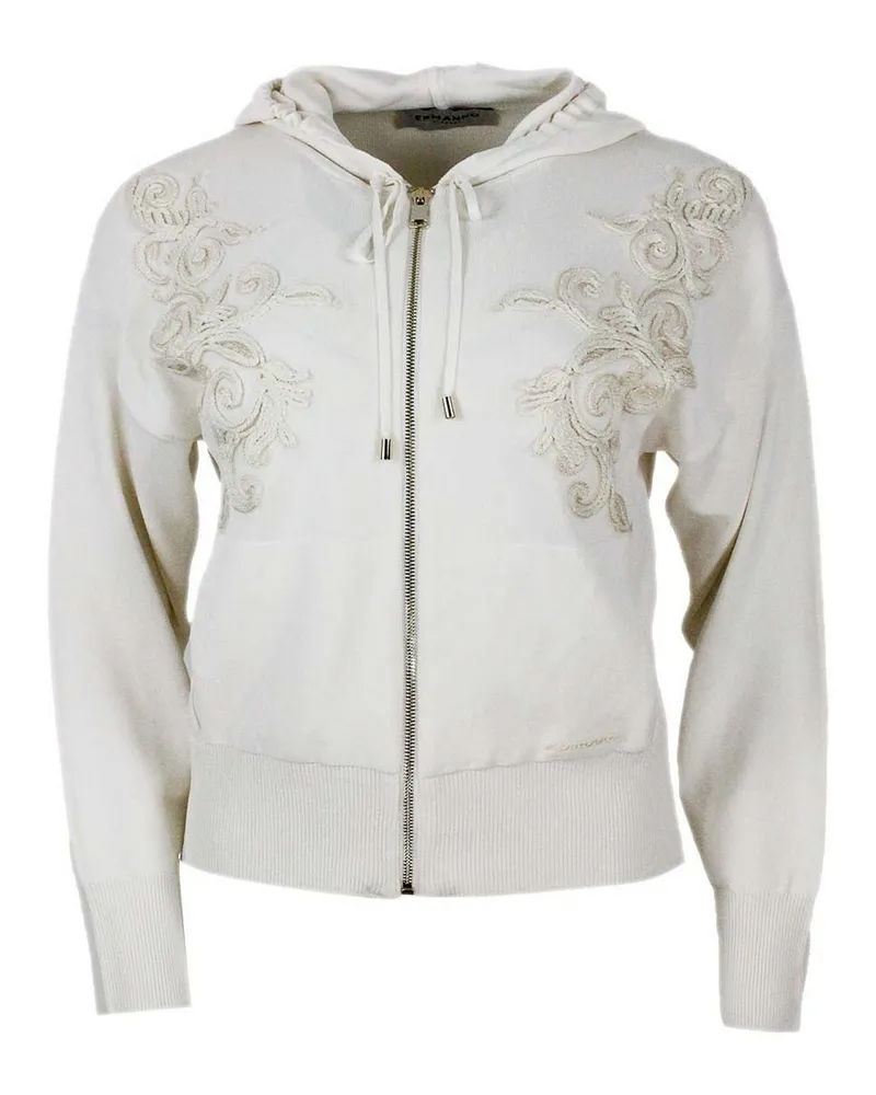Ermanno Scervino Sweatshirt - Weiß Weiß