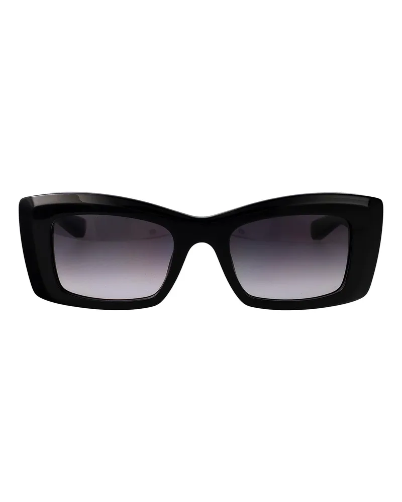 Alexander McQueen Sonnenbrille - Schwarz Schwarz