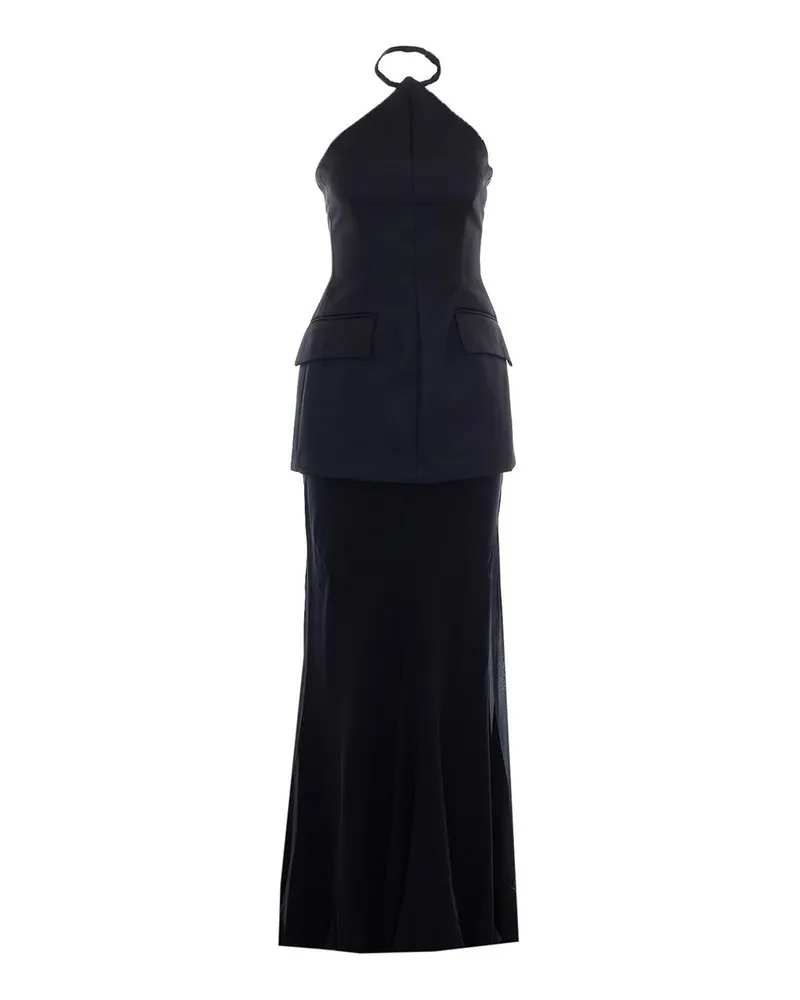 SPORTMAX Knielanges Kleid - Schwarz Schwarz