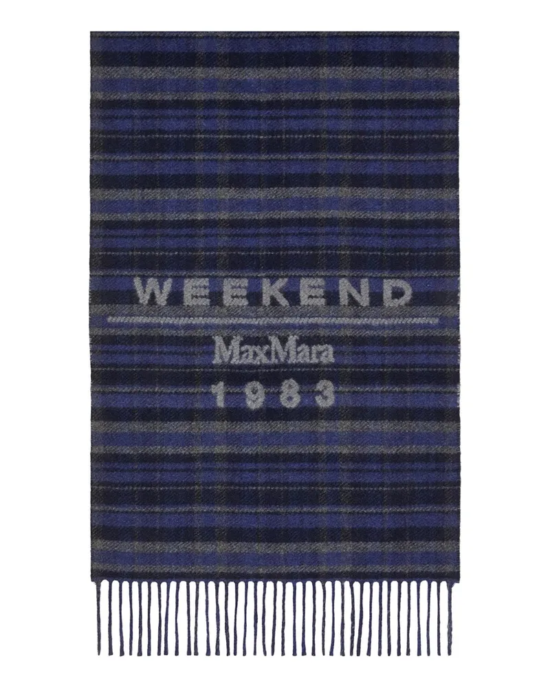 Max Mara Schal - Dunkelblau Dunkelblau