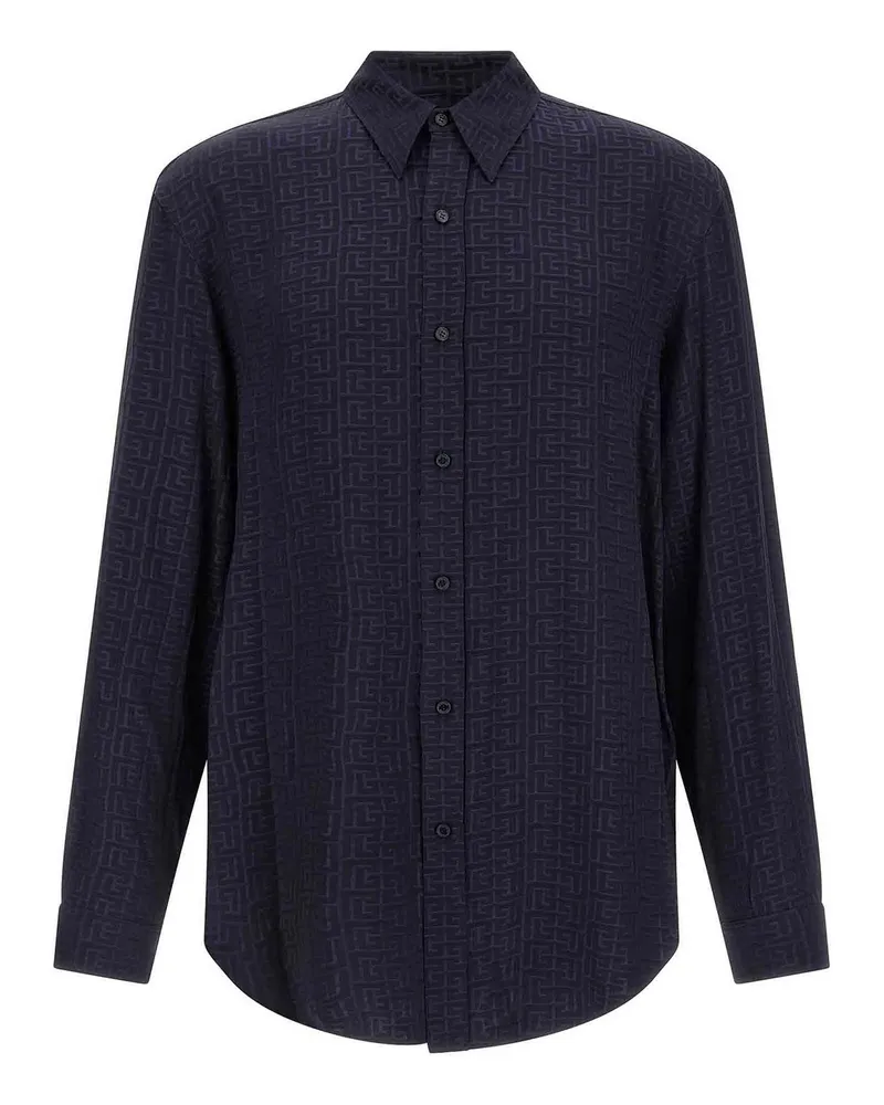 Balmain Hemd - Blau Blau