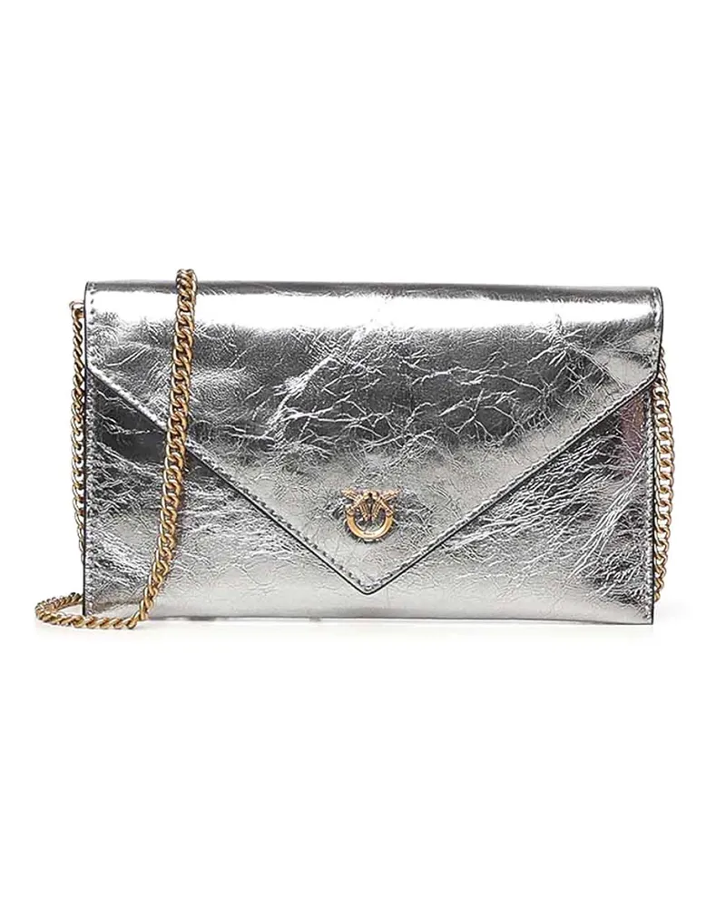 Pinko Clutch - Silber Silber