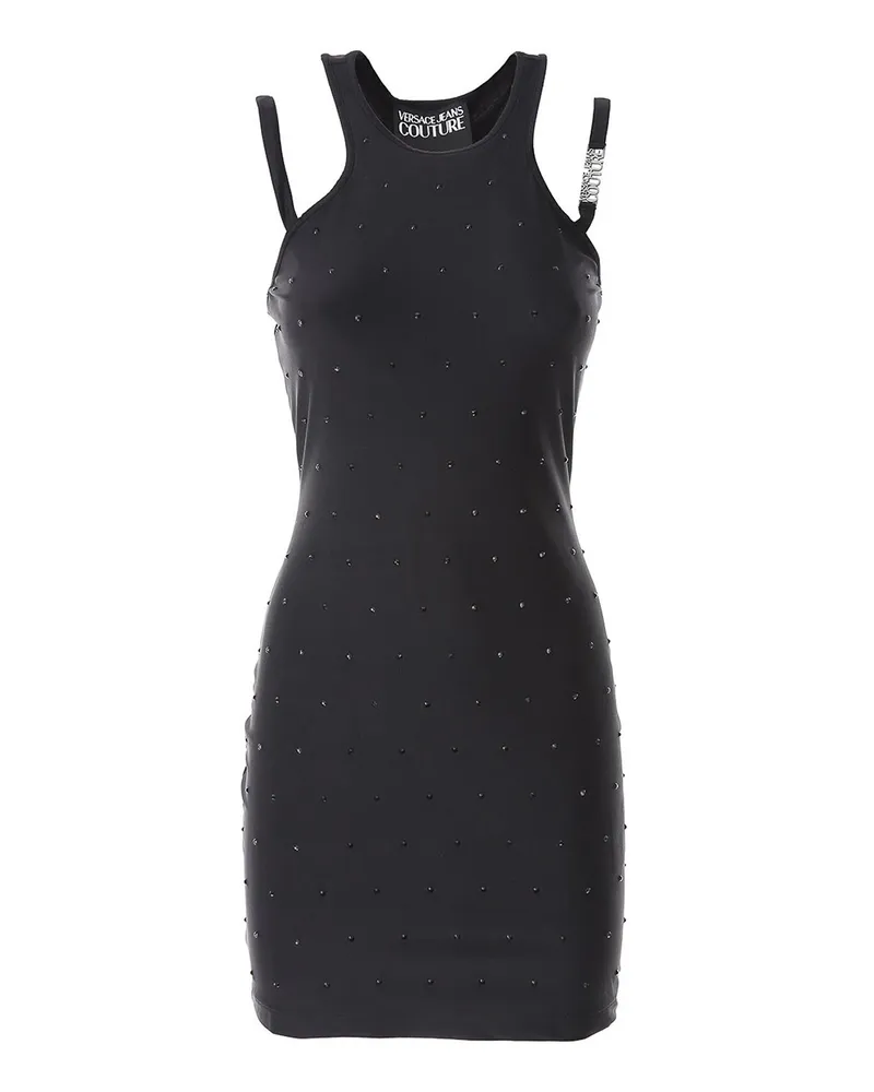 Versace Jeans Kurzes Kleid - Schwarz Schwarz