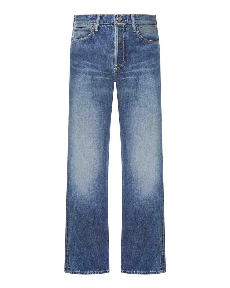 Visvim Straight Leg Jeans - Blau Blau