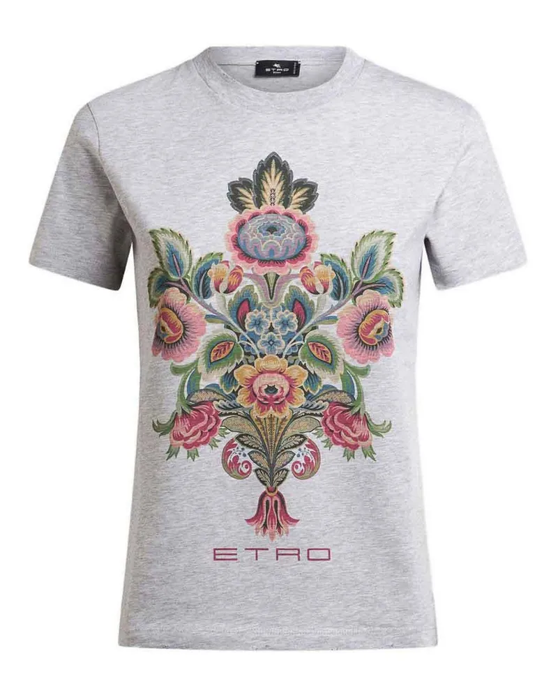 Etro T-Shirt - Grau Grau