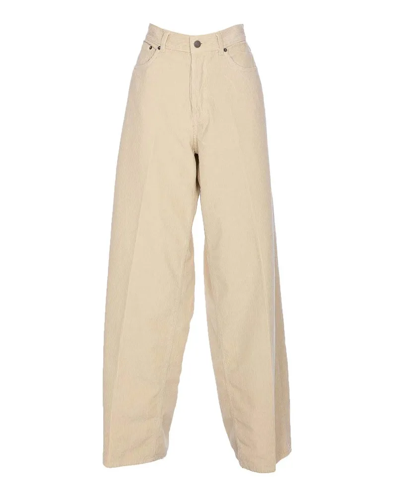 Haikure Bootcut Jeans - Beige Beige