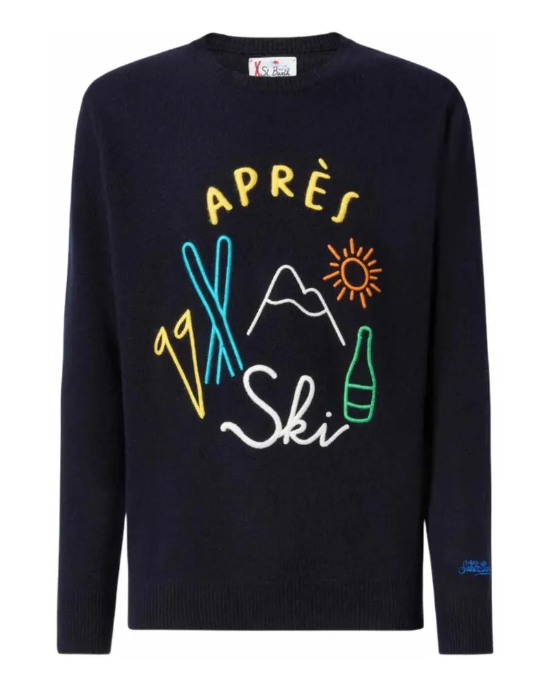 MC2 Saint Barth Rundhalspullover - Blau Blau