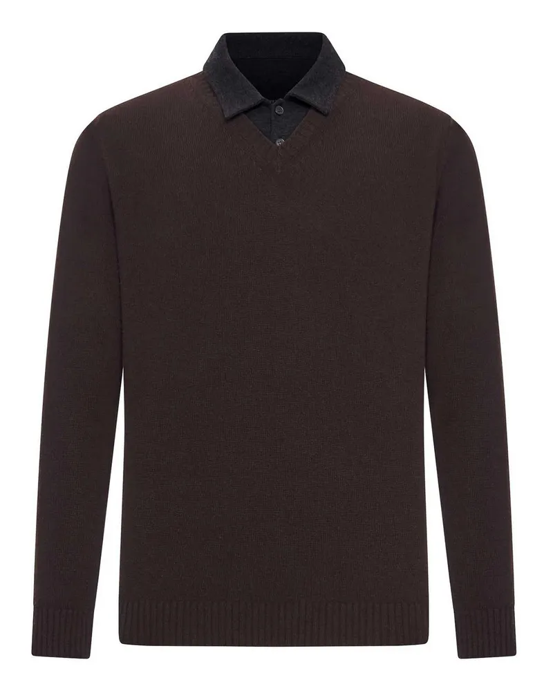 Roberto Collina Poloshirt - Braun Braun