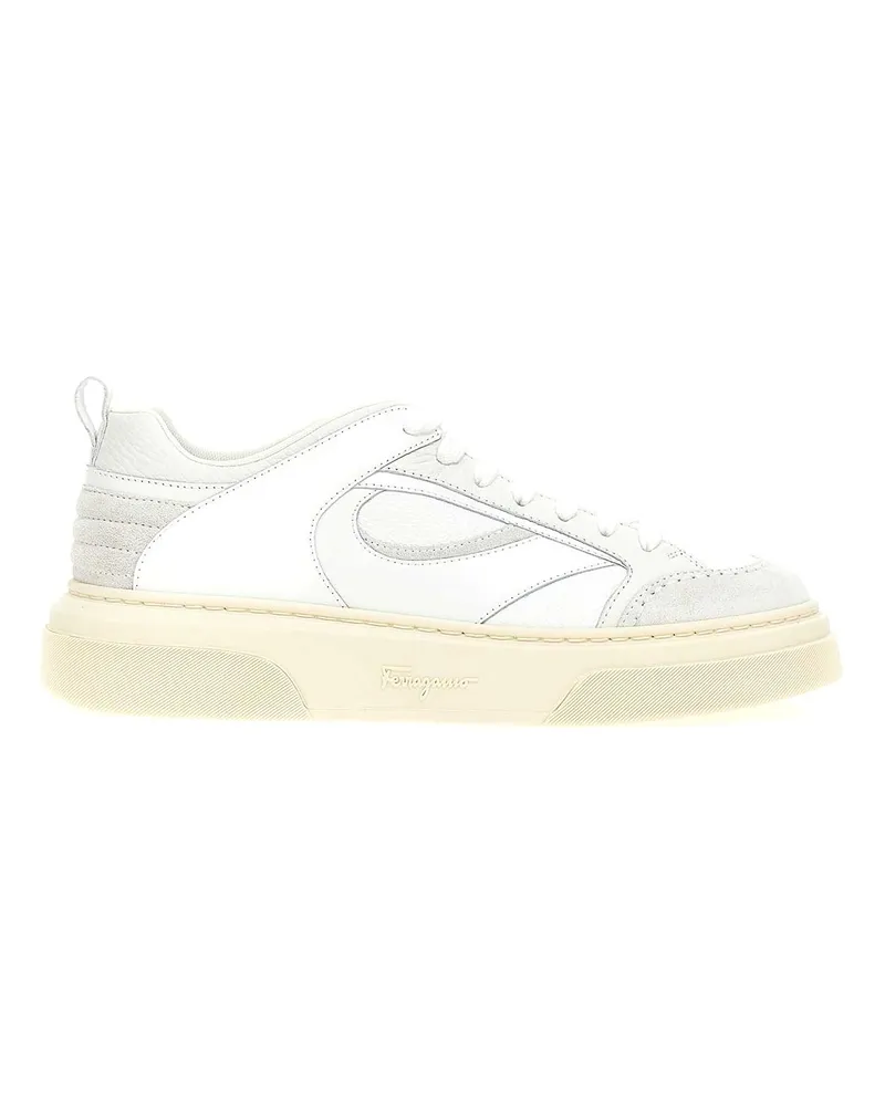 Ferragamo Sneaker - Weiß Weiß