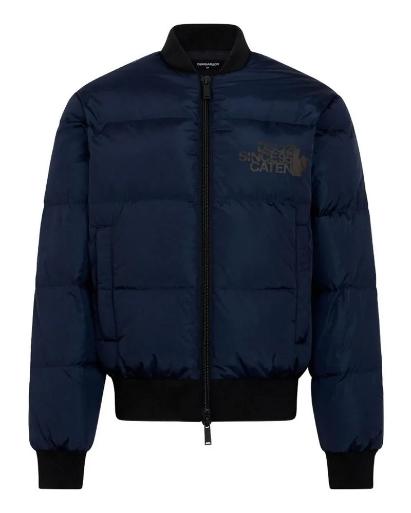 Dsquared2 Kurzer Mantel - Blau Blau
