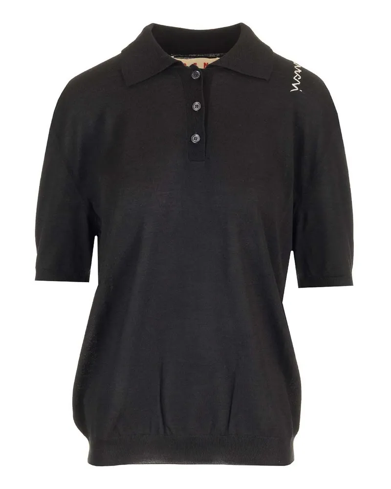 Marni Poloshirt - Schwarz Schwarz
