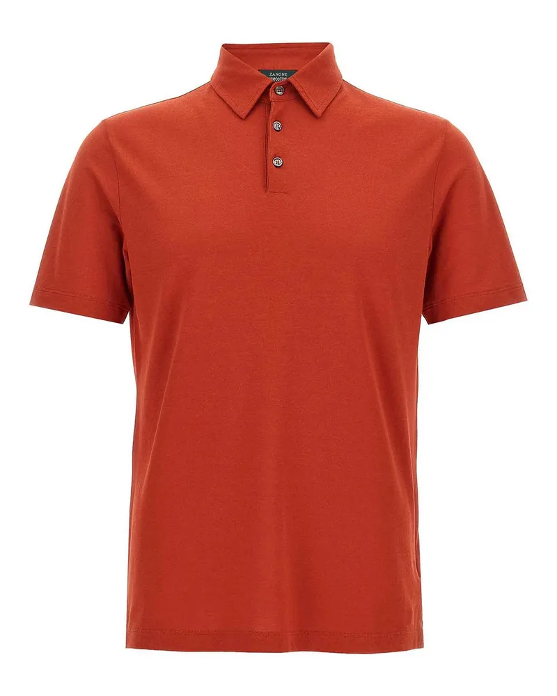 Zanone Poloshirt - Orange Orange