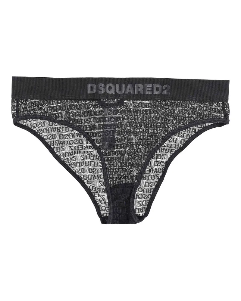 Dsquared2 Bikini - Schwarz Schwarz