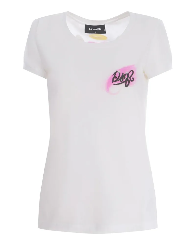 Dsquared2 T-Shirt - Weiß Weiß