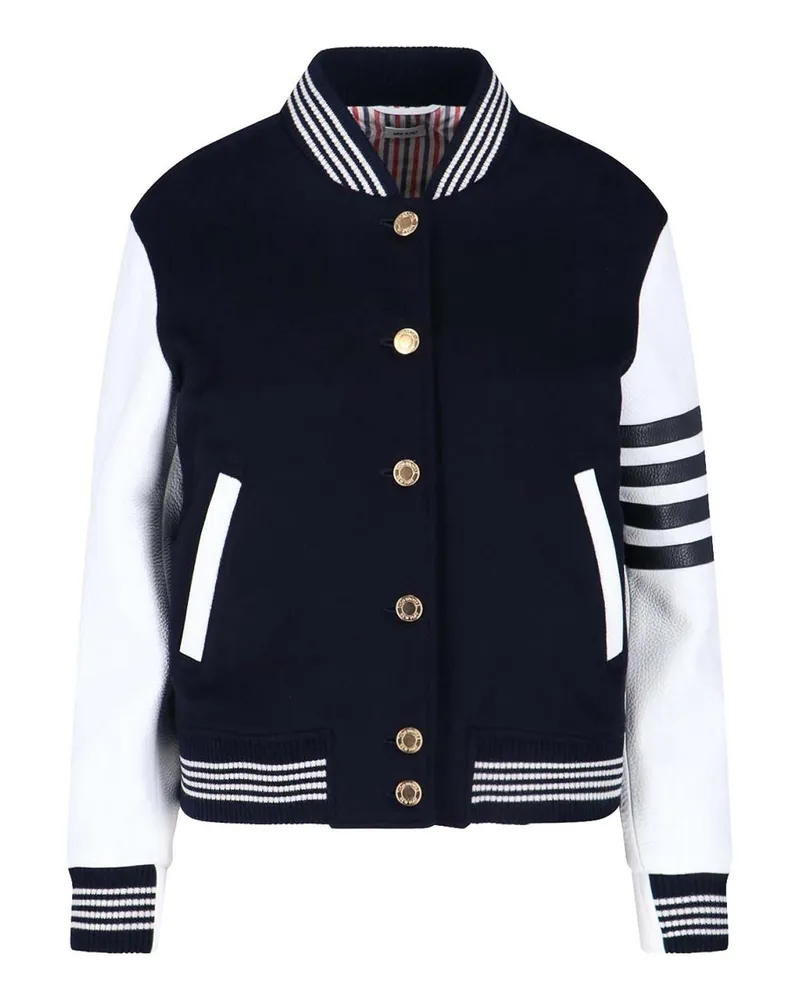 Thom Browne Bomberjacke - Blau Blau