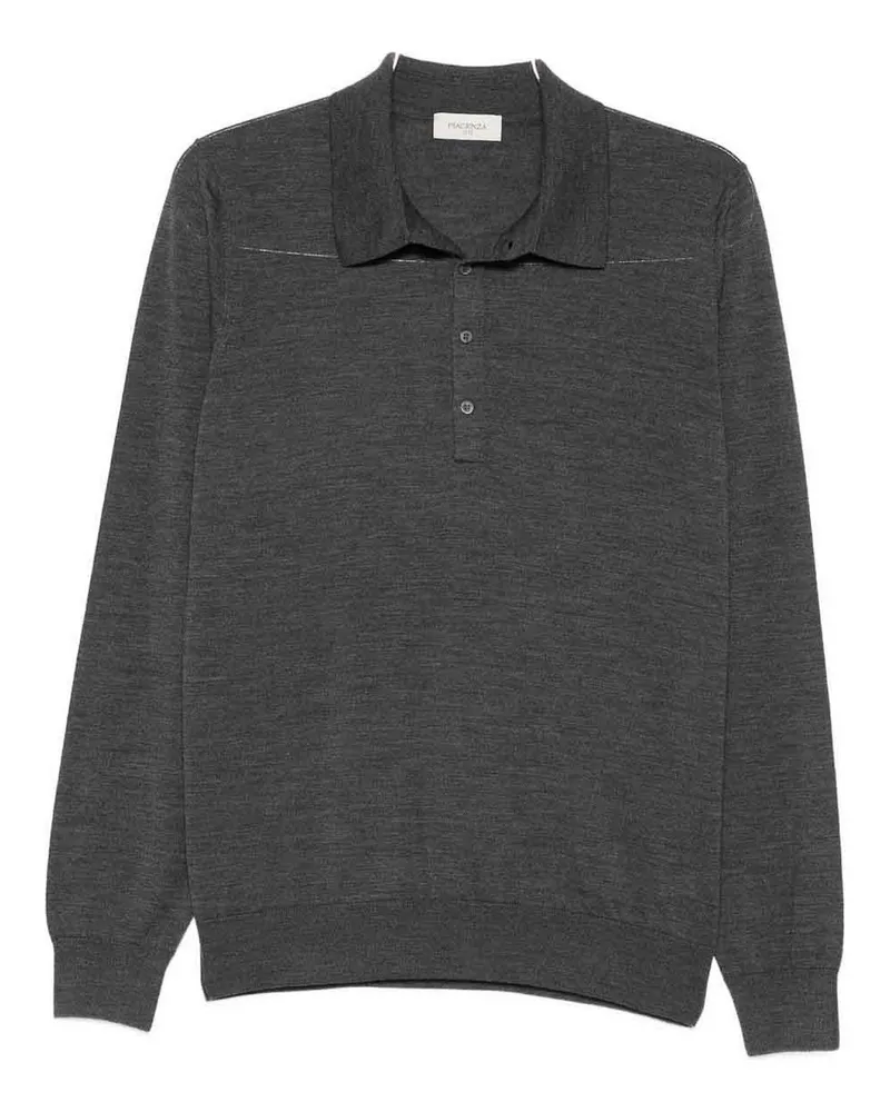 Piacenza Cashmere Rundhalspullover - Grau Grau