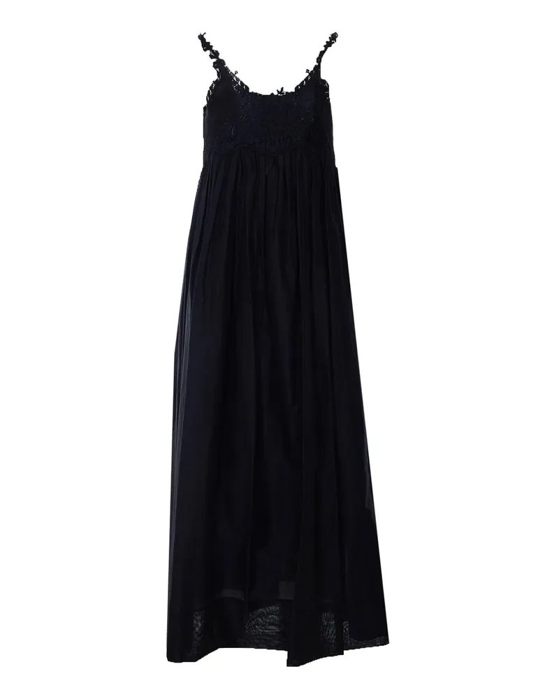 Twin-Set Maxikleid - Schwarz Schwarz