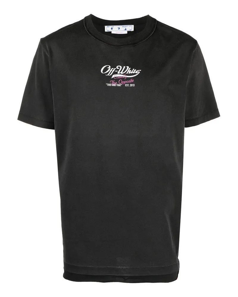 OFF-WHITE Rundhalspullover - Schwarz Schwarz
