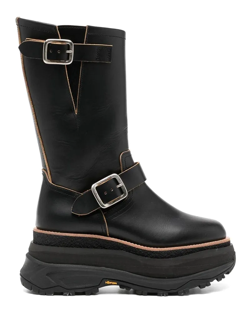 Sacai Stiefel - Schwarz Schwarz