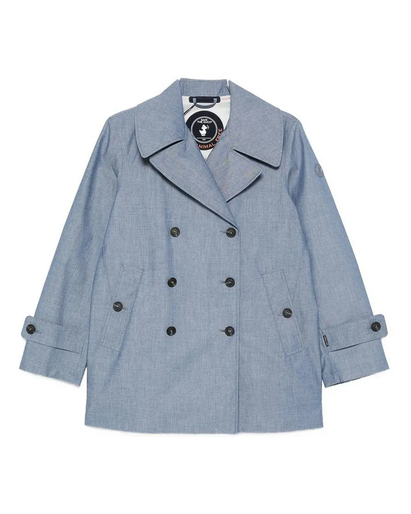 Save The Duck Trenchcoat - Hellblau Hellblau