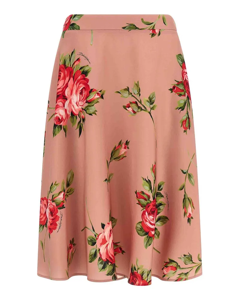 Dolce & Gabbana Schlagjeans - Nude Rosa