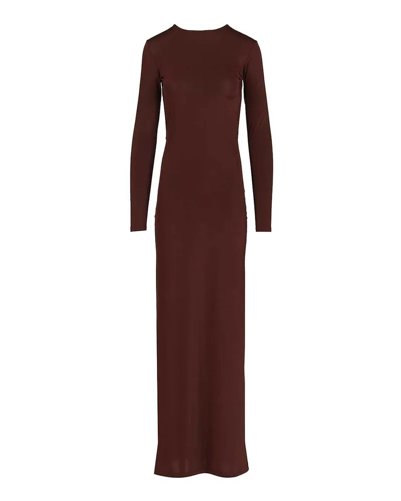 Raquel Diniz Knielanges Kleid - Braun Braun