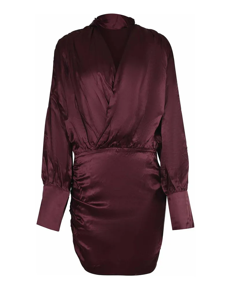 ROTATE Birger Christensen Knielanges Kleid - Lila Lila