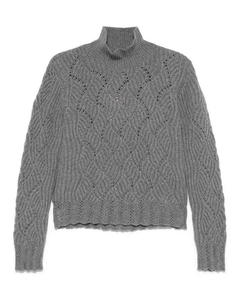 Etro Rundhalspullover - Grau Grau