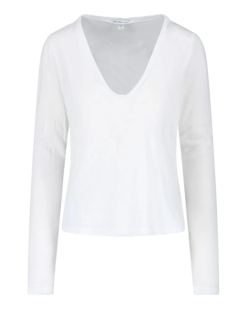 James Perse T-Shirt - Weiß Weiß