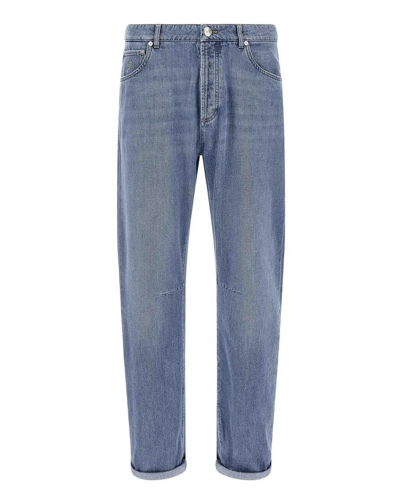 Brunello Cucinelli Bootcut Jeans - Hellblau Hellblau